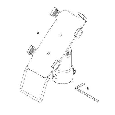 Atdec POS Ingenico Plate - IPP 320-350 - APA-E-IPP320-350