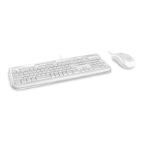 Microsoft Wired Desktop 600 Series USB Keyboard and Mouse Combo - White APB-00022