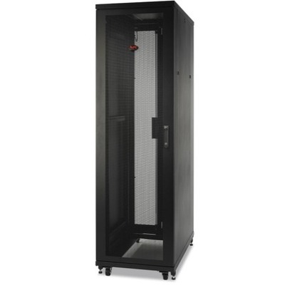 APC NetShelter SV 42U Rack Cabinet - 482.60 mm Rack Width - Black - AR2400FP1