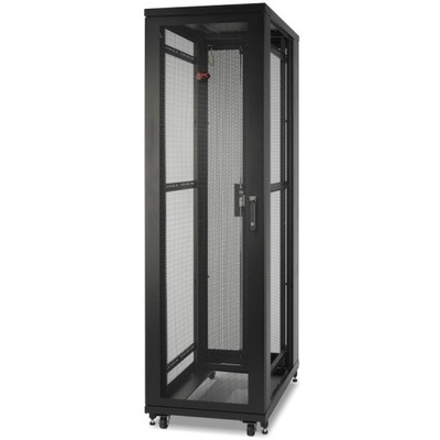 APC NetShelter SV 42U Rack Cabinet - 482.60 mm Rack Width - Black - AR2401
