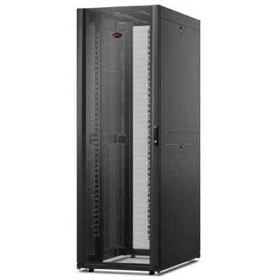 APC NetShelter SX 48U Floor Standing Rack Cabinet for Networking, Airflow System - Black - AR3347
