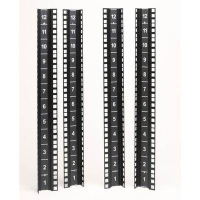 APC NetShelter CX Mounting Rail Kit for Server - Black - TAA Compliant - Black - AR4000MV12U