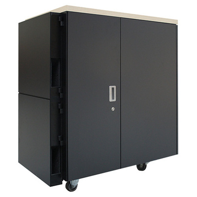 APC NetShelter CX 24U Rack Cabinet - 482.60 mm Rack Width - Grey - AR4024IA