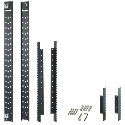 APC NetShelter SX Mounting Rail Kit - Black - Black - AR7504