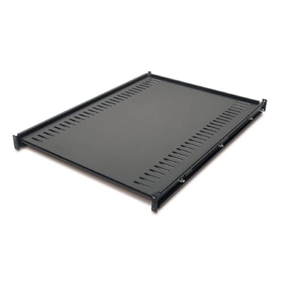 APC 1U Rack Shelf - Black - 113.40 kg Maximum Weight Capacity - AR8122BLK