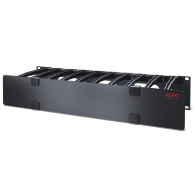 APC AR8606 Cable Organizer - Black - Cable Manager - 2U Height - AR8606