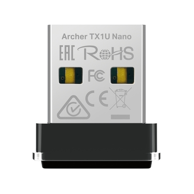 TP-Link Archer TX1U Nano AX300 Nano Wi-Fi 6 Wireless USB Adapter , 287 Mbps at 2.4 GHz ,  Internal Antennas, USB 2.0 , MU-MIMO, OFDMA