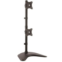 StarTech Vertical Dual Monitor Stand, Steel, For Monitors up to 27in - ARMBARDUOV