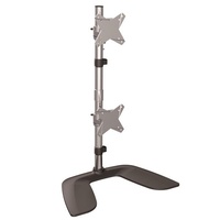 StarTech Vertical Dual-Monitor Stand - Aluminum ARMDUOVS