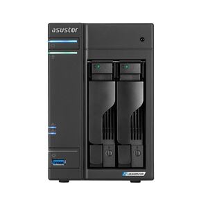 ASUSTOR AS6602T 2 Bay NAS Intel Celeron J4125 2.0GHz 4GB DDR4 8GB eMMC 2xGbE HDMI