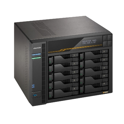 ASUSTOR AS6810T Lockerstor, 10 Bay NAS, AMD Ryzen V3C14 Quad-Core 2.3GHz, 16G ECC DDR5