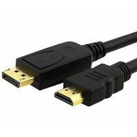 Astrotek DisplayPort DP to HDMI Adapter Converter Cable 2m - Male to Male 1080P Gold-Plated for PC/Laptop to HDTVs Projectors Displays ~CB8W-RC-DPHDMI