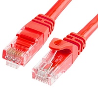Astrotek CAT6 Cable 5m - Red Color Premium RJ45 Ethernet Network LAN UTP Patch Cord 26AWG-CCA PVC Jacket