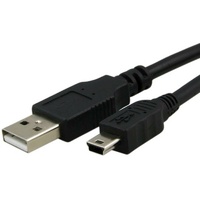 Astrotek Type A Male to Mini B Male USB 2.0 Cable 30cm - Black