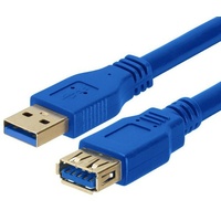 Astrotek USB 3.0 A-A Extension Cable Blue 1m - AT-USB3-AA-1M