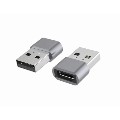 Astrotek USB-C to USB-A Type C Female to Type-A Male OTG Adapter 480Mhz For Laptop, Wall Chargers,Phone Sliver