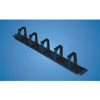 Astrotek Black 1U cable management - Metal