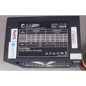 Casecom 700W ATX PSU 120mm FAN 2 ATX PSU Years Warranty