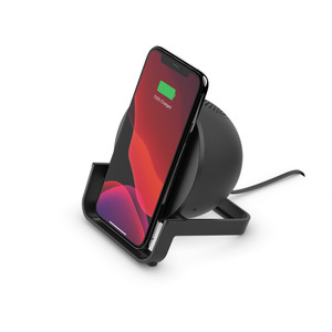 Belkin WIRELESS CHARGING STAND + SPEAKER BLACK