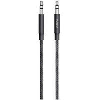 Belkin MIXITUP Metallic Premium 3.5mm Auxiliary Cable - Black - 1.2m