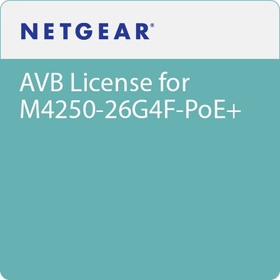 Netgear AVB4230P-10000S AVB License for AV Line M4250-26G4F-PoE+ Network Switch
