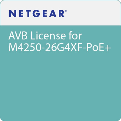 Netgear AVB4230PX-10000S AVB License for AV Line M4250-26G4XF-PoE+ Network Switch