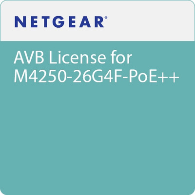 Netgear AVB4230UP-10000S AVB License for AV Line M4250-26G4F-PoE++ Network Switch