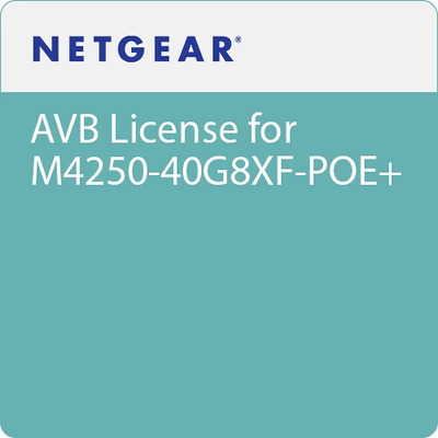 Netgear AVB4248PX-10000S AVB License for AV Line M4250-40G8XF-PoE+ Network Switch