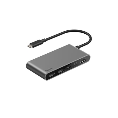 Belkin AVC022FQSGY 5-Port USB-C Hub with Dual USB-C Ports