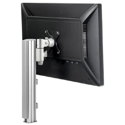 Atdec AWMS-1340 with HD F-Clamp Silver - 400mm post with 130mm arm - AWMS-1340-Fclamp-Silver