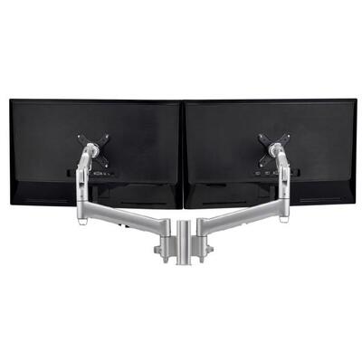 Atdec AWM Dual monitor mount solution on a 135mm post - bolt - white - AWMS-2-D13B-W