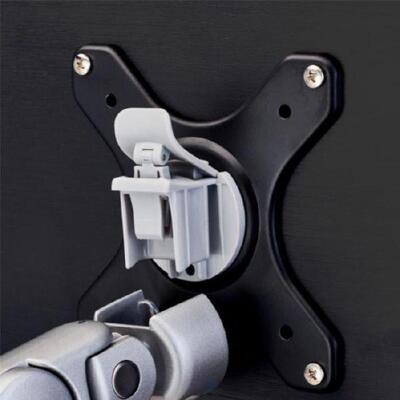 Atdec AWM Dual monitor arm solution - dynamic arms - 400mm post - bolt - Silver - AWMS-2-D40G-B-S