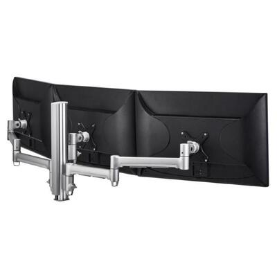 Atdec AWM Triple monitor arm solution - 710mm 130mm articulating arms bolt - black - AWMS-3-137140GB-B
