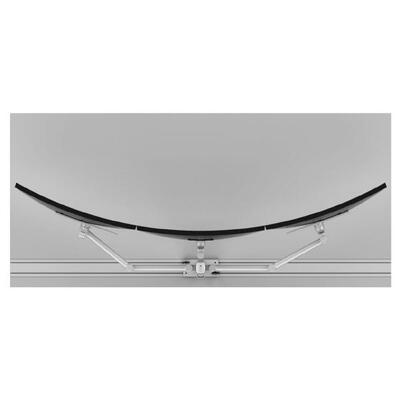 Atdec AWMS-3-137S4 Silver F-Clamp - Triple monitor arms on 400mm post with sliders - AWMS-3-137S4-F-B