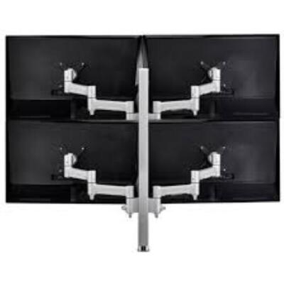 Atdec AWM Quad monitor arm solution - 460mm articulating arms - AWMS-4-4675H-B