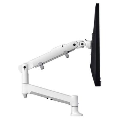 ATDEC HEAVY DUTY 618MM DYNAMIC ARM, F CLAMP, ONE-BOX KIT, WHITE - AWMS-DB-F-W-K