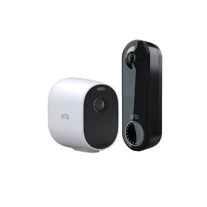 Arlo The Starter Bundle  - Essential Spotlight Camera + Essential Doorbell