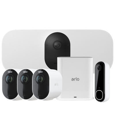 Arlo Advance Bundle - Arlo Ultra + Doorbell + Floodlight camera + Arlo Hub