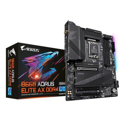 Gigabyte B660 A ELITE AX DDR4 LGA 1700 ATX Motherboard