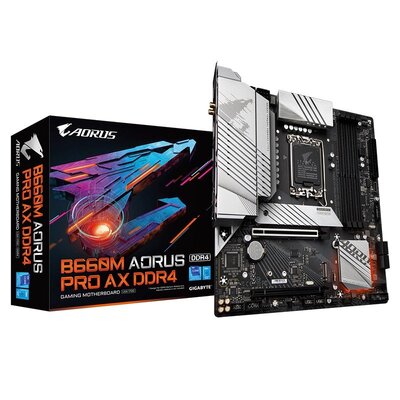 Gigabyte B660M AORUS PRO AX DDR4 LGA 1700 Micro-ATX Motherboard
