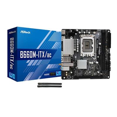 ASRock B660M-ITX/ac WiFi LGA 1700 Mini-ITX Motherboard