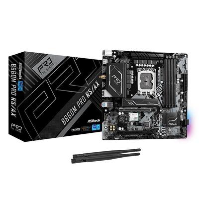 ASRock B660M Pro RS/ax LGA 1700 Micro-ATX Motherboard