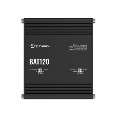 Teltonika Mini UPS, Two 4-pin DC ports Power Supply, DIN rail and surface mounting options - 6hrs Runtime at Full Load