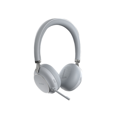 Yealink BH76-UC-GY Bluetooth stereo headset with ANC and retractable mic. Grey, USB-A