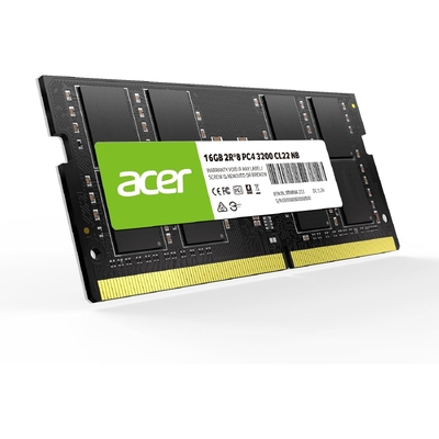 Acer SD100 DDR4 16GB 3200 MHz Ram, SODIMM PC4-2500 CL22 Computer Memory 1.2V, 260 Pins, PC Laptop Ram - BL.9BWWA.213