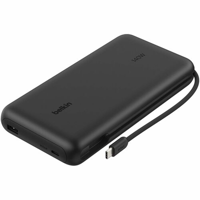 Belkin UltraCharge Pro Laptop Power Bank 25K 140 W with Integrated Cable