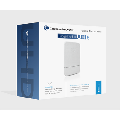 Cambium Networks C050900B913A ePMP Bridge in a Box UHD PRO 5 GHz (ROW) (ANZ cord)