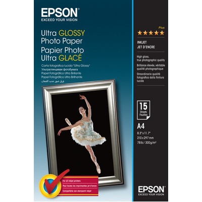 Epson ULTRA GLOSSY PHOTO PAPER A4 15 SHEETS