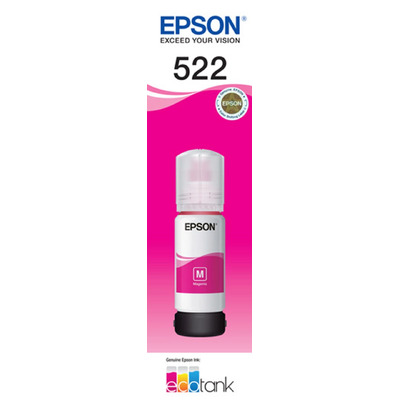 Epson 522 MAGENTA INK BOTTLE FOR ECOTANK ET-2710