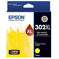 Epson 302XL High Capacity Claria Premium Yellow Ink Cartridge